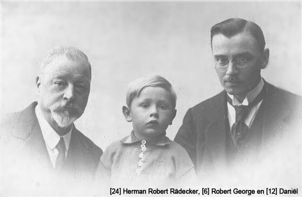 Herman Robert, Robert George en Daniël Rädecker